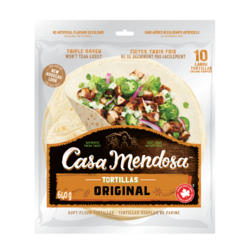 Casa Mendosa Original 10" Large Tortillas 640 g, $0.90/100g