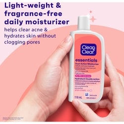 Clean & Clear Essentials Dual Action Moisturizer - 118 ml | Real