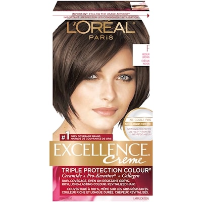 L'Oreal Paris ExcellenceCrème, F Medium Brown 1 ea, $16.69/1ea