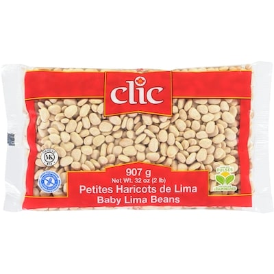 Clic Haricots de Lima, mini 907 g, 0,53 $/100g