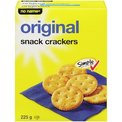 No Name Original Snack Crackers 225 g, $1.24/100g