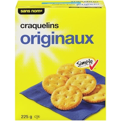 Sans Nom Craquelins originaux 225 g, 1,24 $/100g