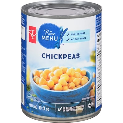 PC Blue Menu Chickpeas 540 ml, $0.33/100ml