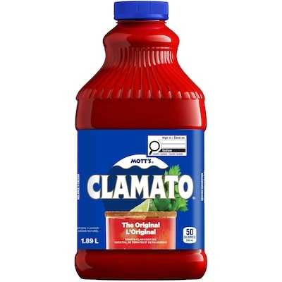 Mott's Clamato, Original 1.89 l, $0.24/100ml