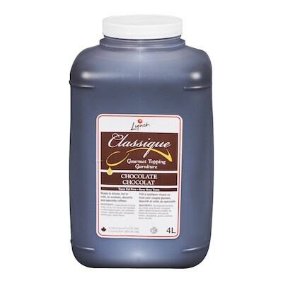 Lynch Garniture pour crème glacée chocolat 4 l, 0,70 $/100ml