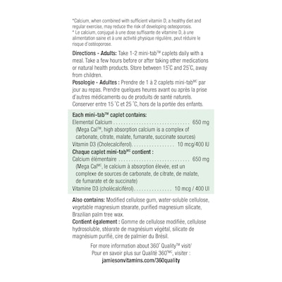 Mega Cal Calcium & Vitamin D3 Tablets