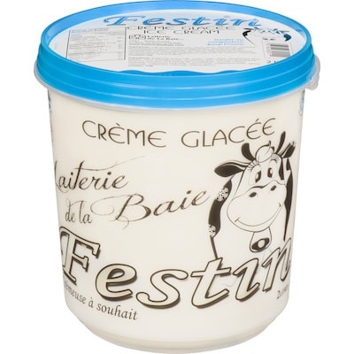 La Baie Crème glacée vanille 2 l, 0,27 $/100ml