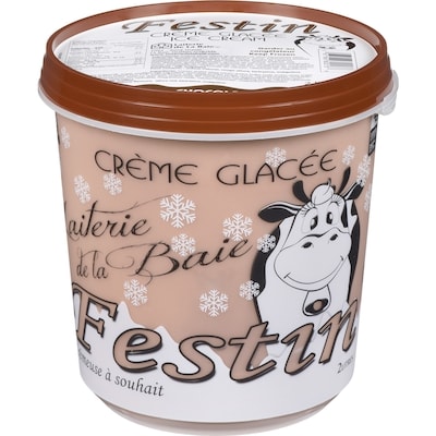 La Baie Crème glacée au chocolat 2 l, 0,35 $/100ml