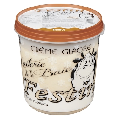 La Baie Crème glacée à l’érable 2 l, 0,34 $/100ml