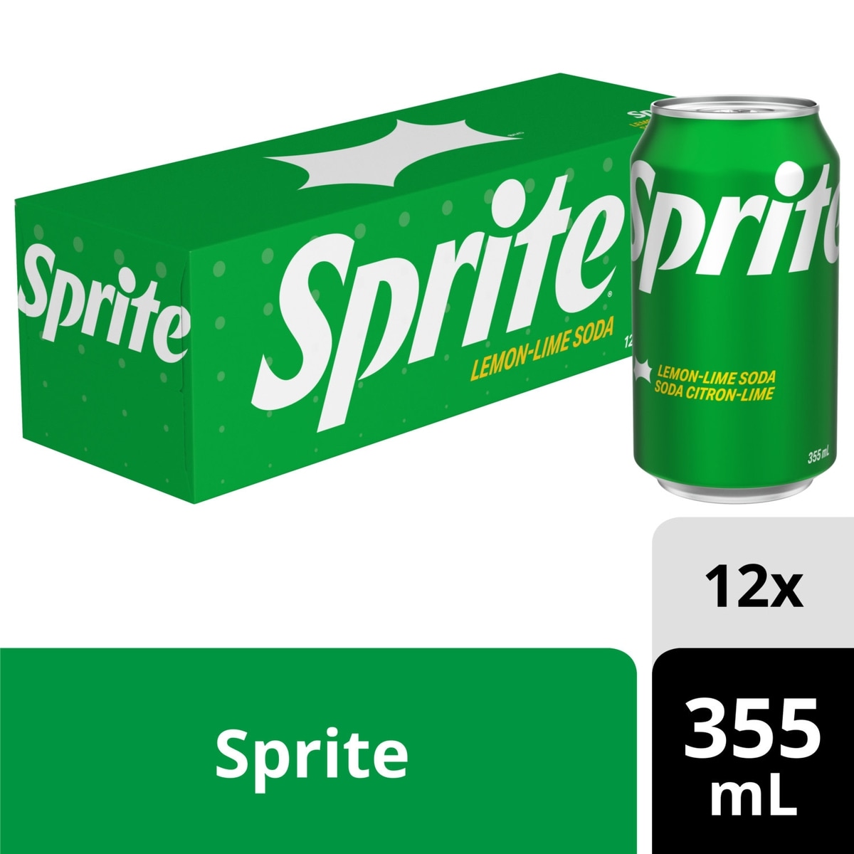 Sprite Lemon Lime Soda Fridge Pack Cans
