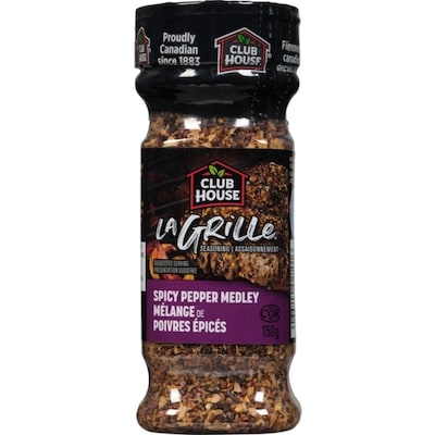 Club House Spicy Pepper Medley Seasoning 150 g, $4.33/100g