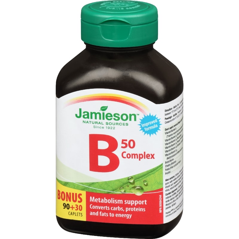 B Complex Caplets, 50 mg