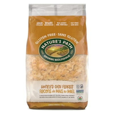 Nature's Path Organic Honey'D Corn Flakes Cereal 750 g, $1.47/100g