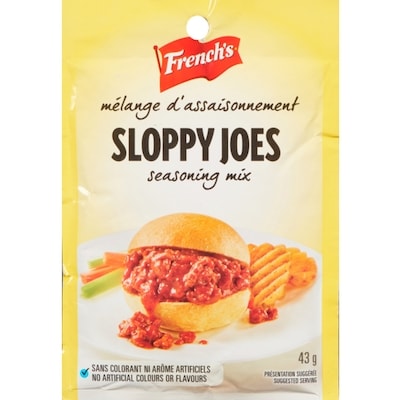 French’s Mélange D'Assaisonnement Sloppy Joe 43 g, 3,00 $/100g