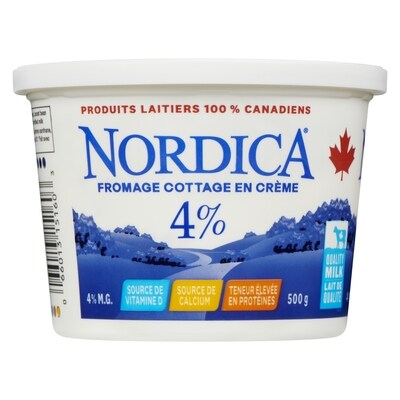 Fromage cottage 4 % M.G. fouetté