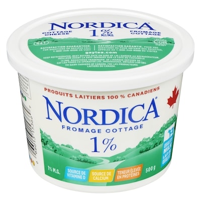 Gay Lea Fromage cottage 1 % M.G. léger 500 g, 1,16 $/100g