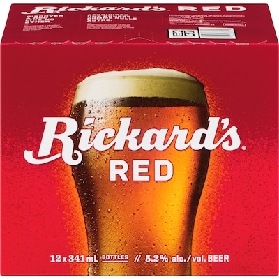 Rickard's Red Beer (ID required at pick-up) 12x341.0 ml, $0.65/100ml