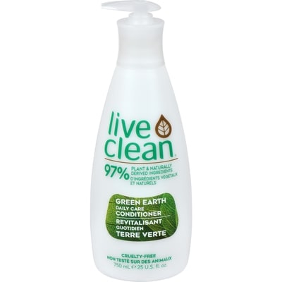 Live Clean Green Earth Daily Care Conditioner 750 ml, $2.27/100ml