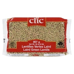 Clic Lentilles vertes Laird 907 g, 0,31 $/100g