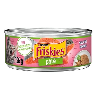 Purina Friskies Pâté Wet Cat Food Salmon Dinner 156 g, $0.58/100g