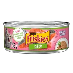 Purina Friskies pâté nourriture humide pour chats dîner au saumon 156 g, 0,83 $/100g