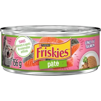Purina (MD) Friskies (MD) Pâté Dîner au Saumon Nourriture pour Chats 156 g, 0,64 $/100g