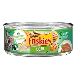 Purina Friskies Pâté Wet Cat Food Chef's Dinner 156 g, $0.76/100g