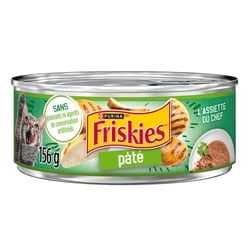 Purina Friskies pâté nourriture humide pour chats l’assiette du chef 156 g, 0,83 $/100g
