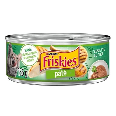 Purina Friskies pâté nourriture humide pour chats l’assiette du chef 156 g, 0,64 $/100g