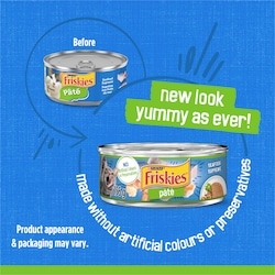 Purina Friskies Pâté Seafood Supreme, Wet Cat Food 156 g No