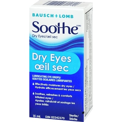Gouttes oculaires lubrifiantes pour yeux secs Moisture Eyes