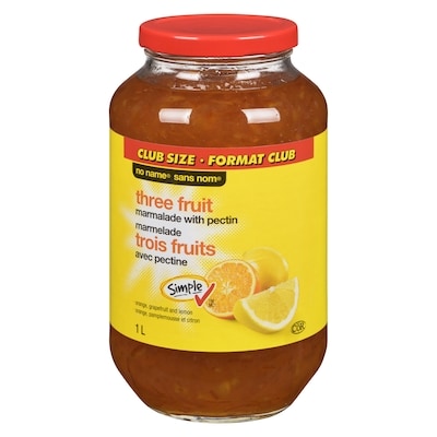 No Name Three-Fruit Marmalade with Pectin, Club Size 1 l, $0.73/100ml