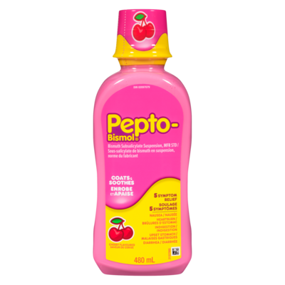 Pepto Bismol Liquide Cerise 480 ml, 3,64 $/100ml