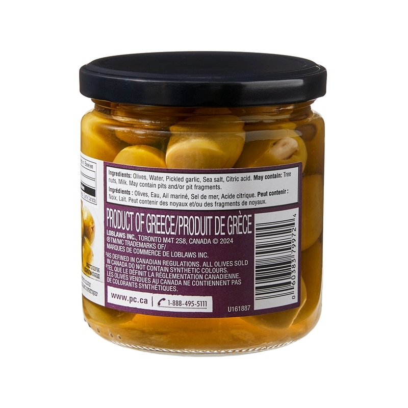 Olives Stuffed with Garlic