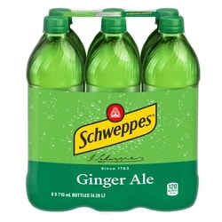 Schweppes Ginger Ale 6x710.0 ml, $0.19/100ml