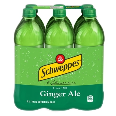 Schweppes Ginger Ale 6x710.0 ml, $0.19/100ml