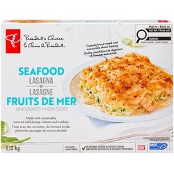 President's Choice Seafood Lasagna 1.13 kg, $1.06/100g