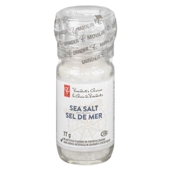 President's Choice Sea Salt    77 g, $7.14/100g