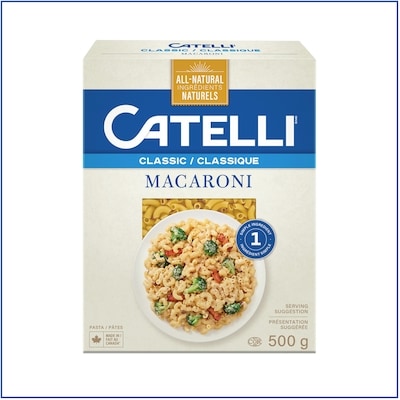Catelli Classic, Macaroni Pasta 500 g, $0.60/100g