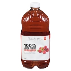 President's Choice 100% Cranberry Juice Blend 1.89 l, $0.25/100ml