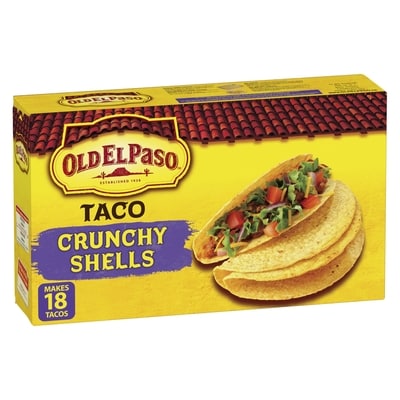 Old El Paso Taco Crunchy Shells 191 g, $2.35/100g