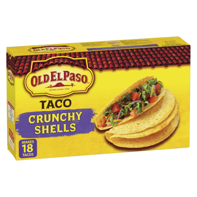 Old El Paso Taco Crunchy Shells 191 g, $2.35/100g