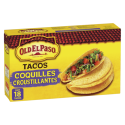 Old El Paso Coquilles croustillantes à Tacos 191 g, 1,72 $/100g