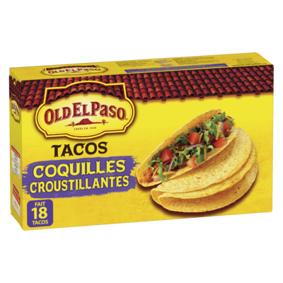 Old El Paso Coquilles croustillantes à Tacos 191 g, 2,35 $/100g