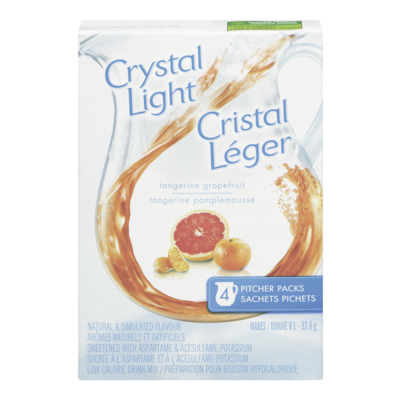 Crystal Light Pitcher Packs, Tangerine Grapefruit 54 g, $8.38/100g