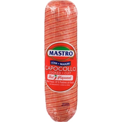 Mastro Capicollo, Hot (Thin Sliced) $36.00/1kg $16.33/1lb