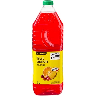 No Name Fruit Punch 2 l, $0.11/100ml