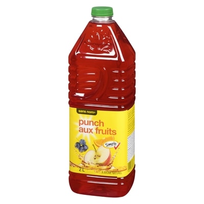 Sans Nom Punch aux fruits 2 l, 0,13 $/100ml