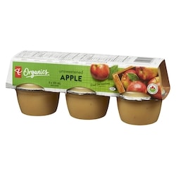 PC Organics Organic Apple Sauce Unsweetened Apple - 6x100.0 ml | Zehrs