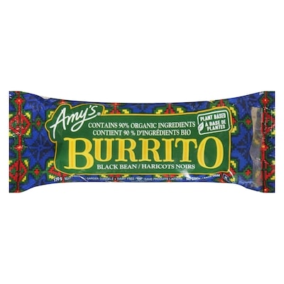 Amys Organic Burrito, Black Bean 170 g, $4.41/100g